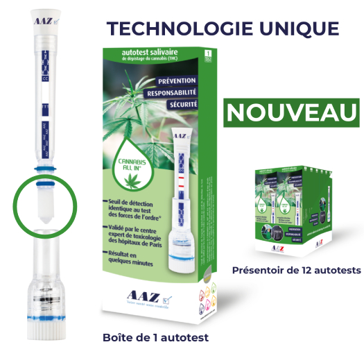 Autotest salivaire THC CANNABIS ALL IN